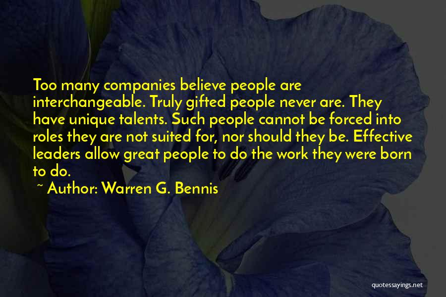 Warren G. Bennis Quotes 748027