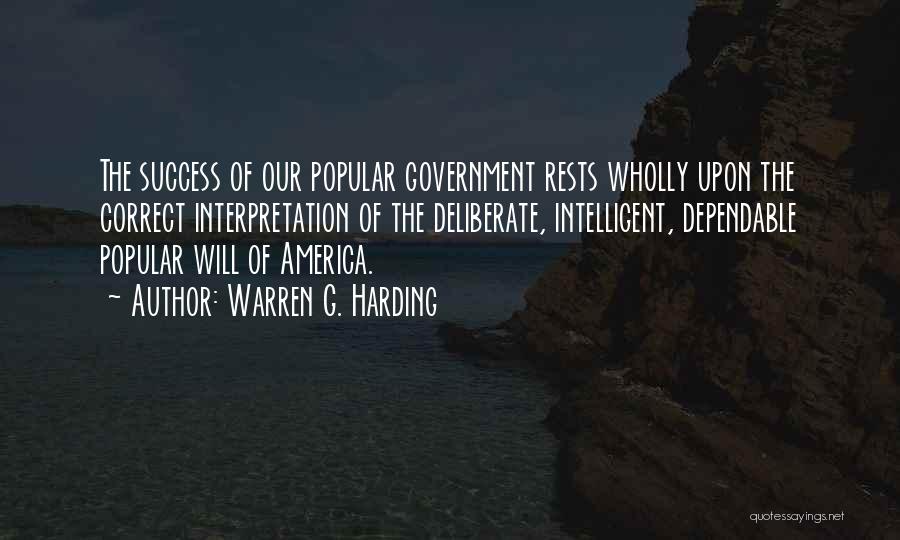 Warren G. Harding Quotes 1012861