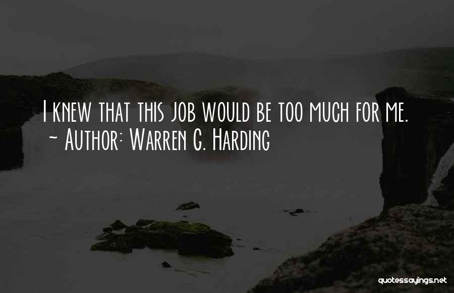 Warren G. Harding Quotes 2079907