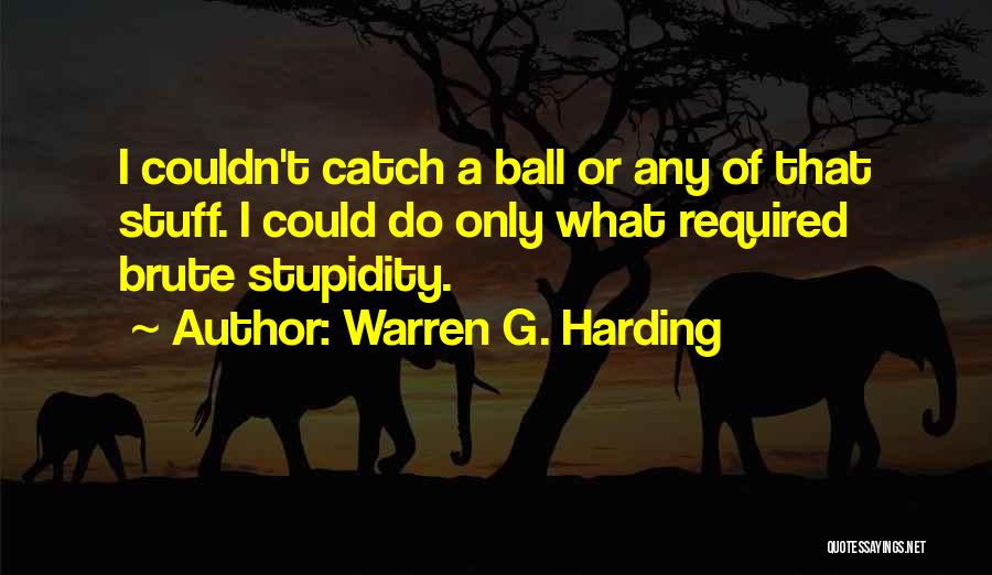 Warren G. Harding Quotes 515190