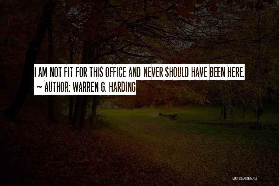 Warren G. Harding Quotes 902423