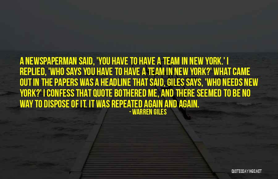 Warren Giles Quotes 1355081 Warren Giles Quotes 1355081