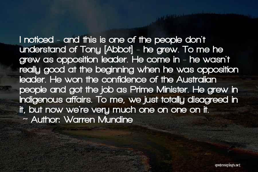 Warren Mundine Quotes 566461