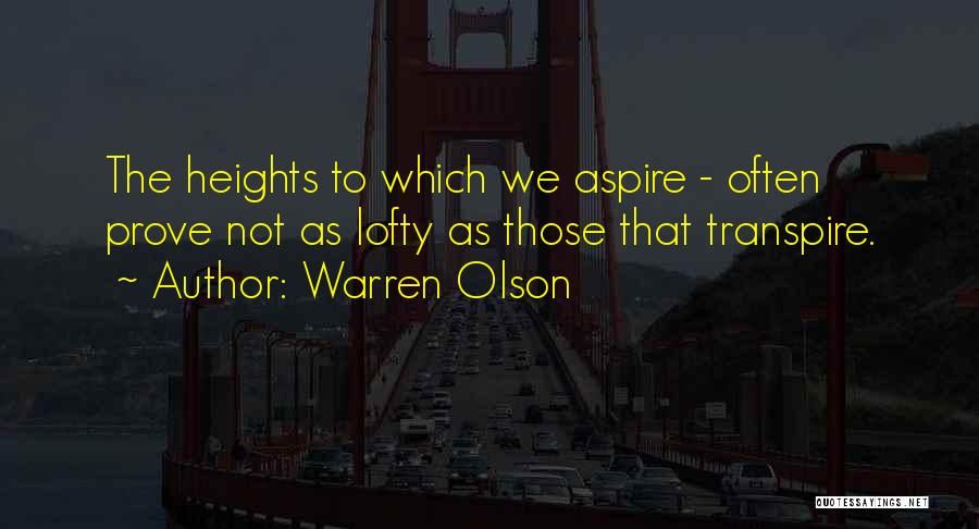 Warren Olson Quotes 1530611