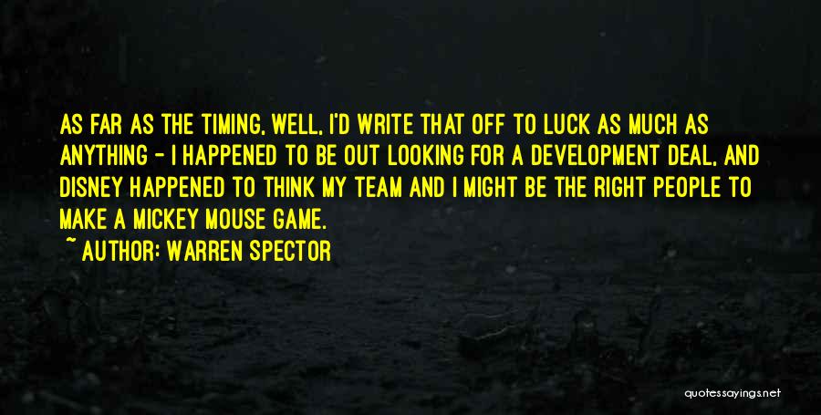 Warren Spector Quotes 214932