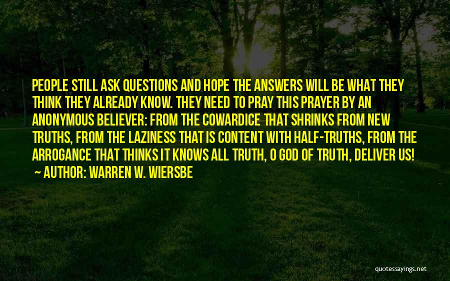 Warren W. Wiersbe Quotes 1250317