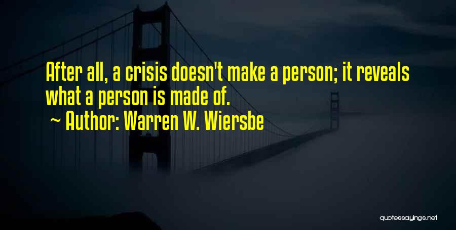 Warren W. Wiersbe Quotes 2083563