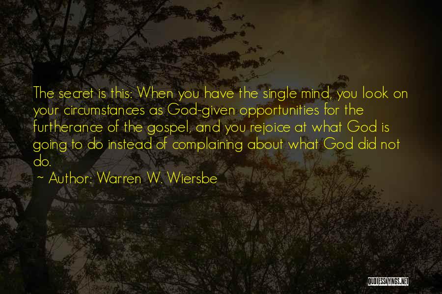 Warren W. Wiersbe Quotes 259399