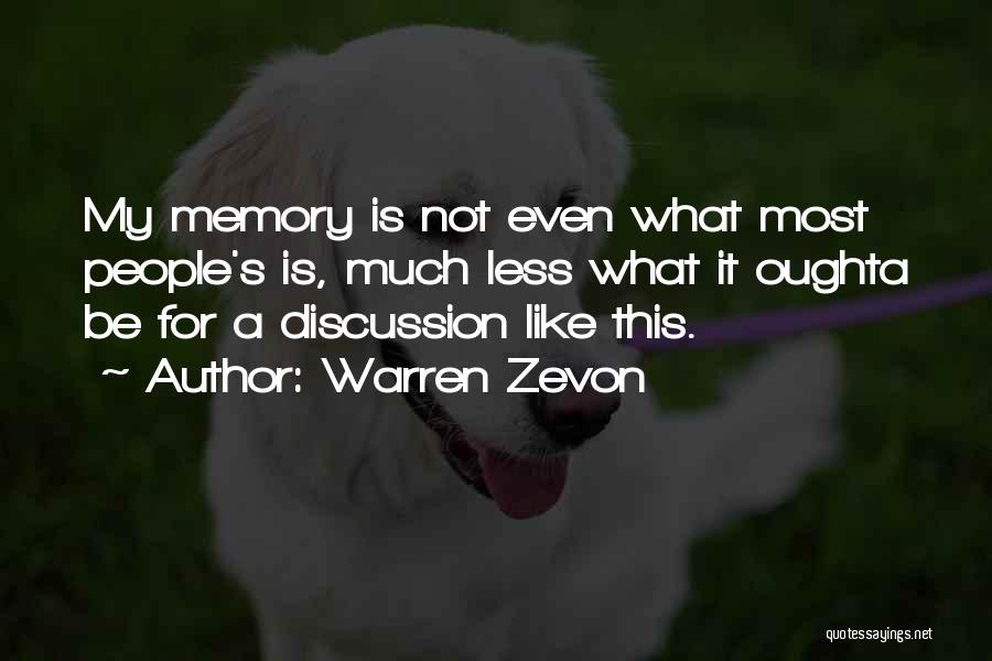 Warren Zevon Quotes 1516683