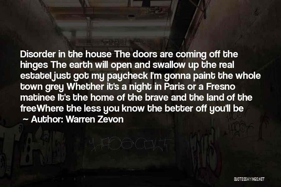 Warren Zevon Quotes 295363