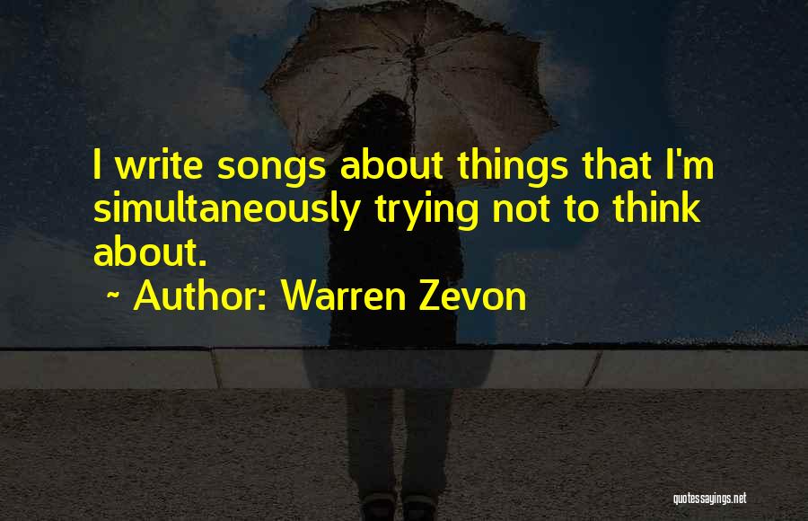 Warren Zevon Quotes 611644