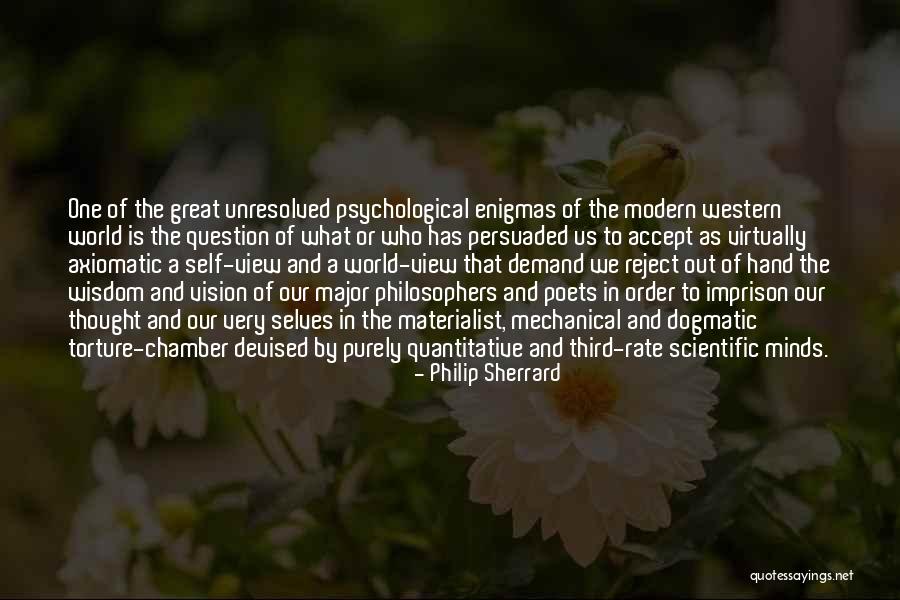 Warriana Quotes By Philip Sherrard Warriana Quotes By Philip Sherrard