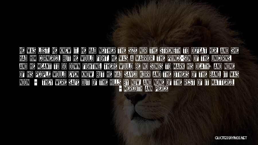 Warrior Fight Quotes By Meredith Ann Pierce Warrior Fight Quotes By Meredith Ann Pierce
