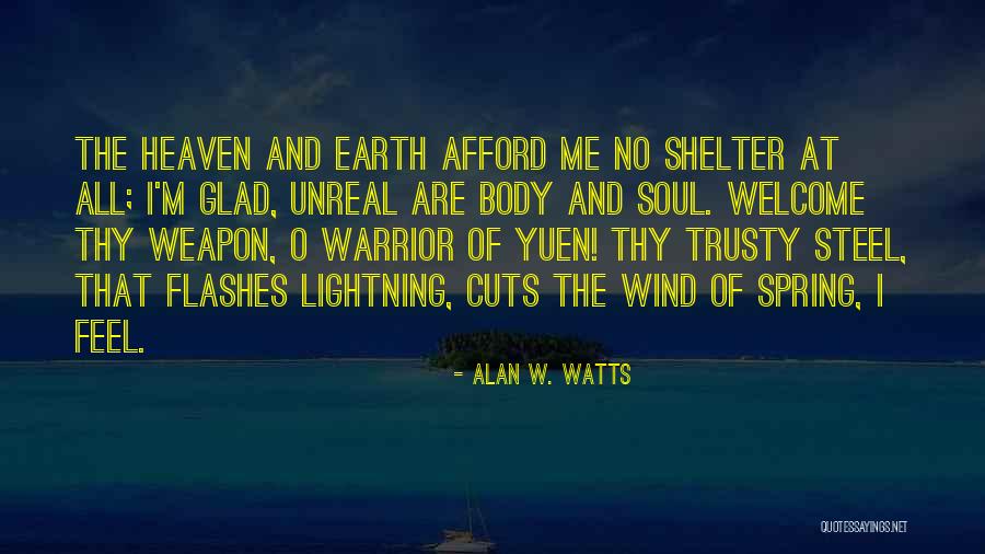 Warrior Soul Quotes By Alan W. Watts Warrior Soul Quotes By Alan W. Watts