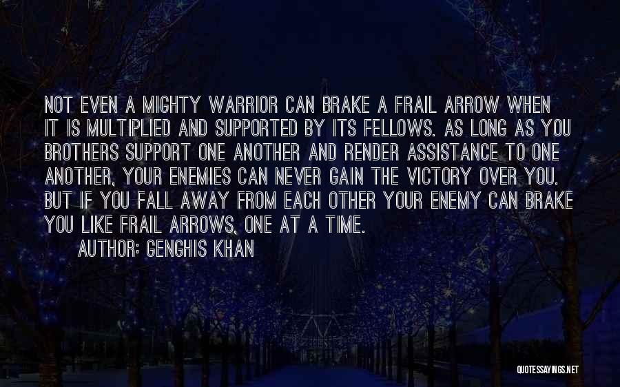 Warrior Victory Quotes By Genghis Khan