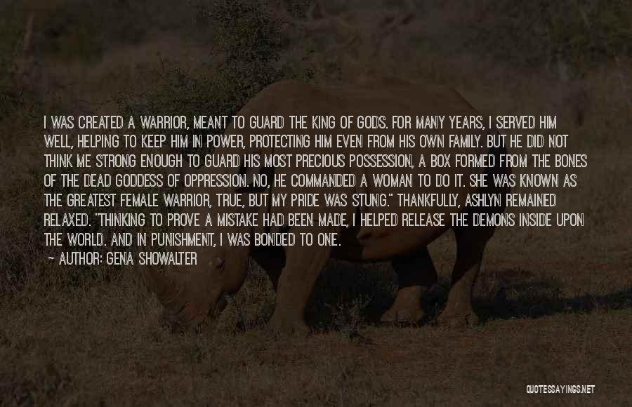 Warrior Woman Quotes By Gena Showalter