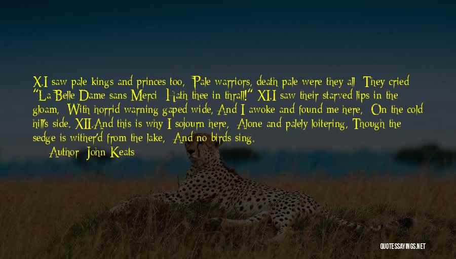 Warriors Death Quotes By John Keats