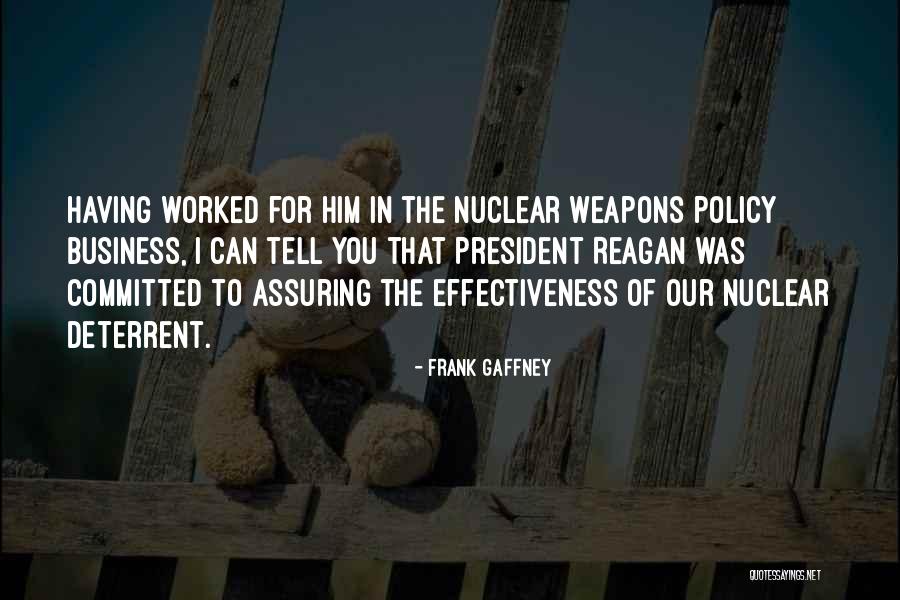 Warryn And Erica Quotes By Frank Gaffney Warryn And Erica Quotes By Frank Gaffney