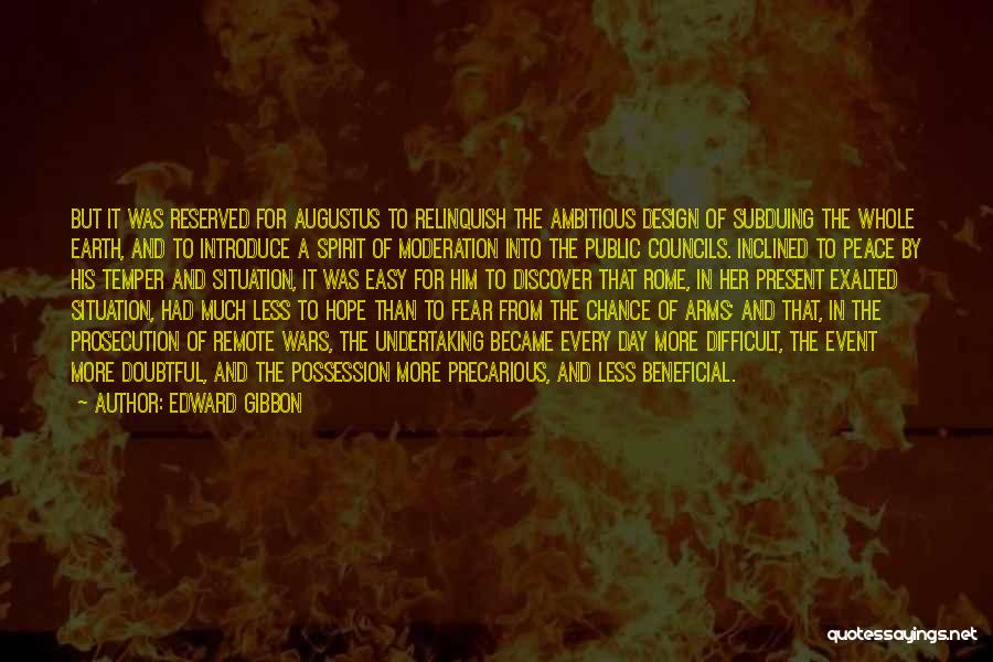 Wars And Peace Quotes By Edward Gibbon