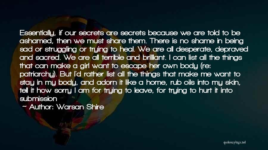 Warsan Shire Quotes 203159