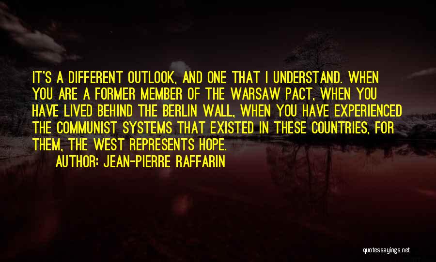 Warsaw Pact Quotes By Jean-Pierre Raffarin