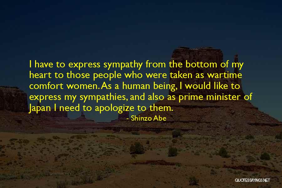 Wartime Quotes By Shinzo Abe Wartime Quotes By Shinzo Abe