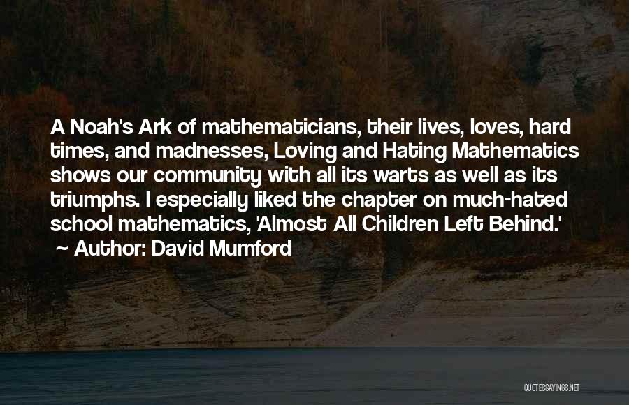 Warts And All Quotes By David Mumford