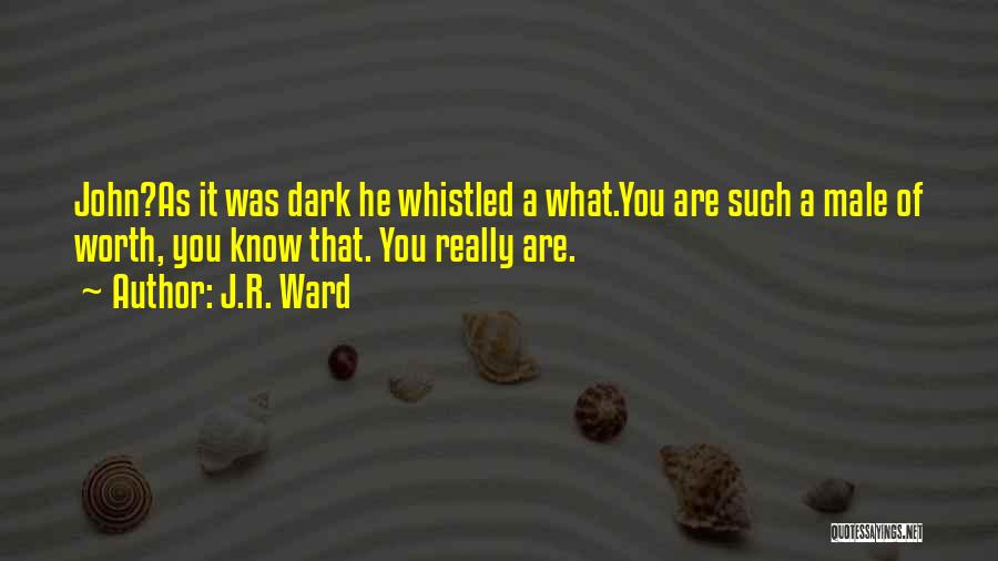 Was It Really Worth It Quotes By J.R. Ward