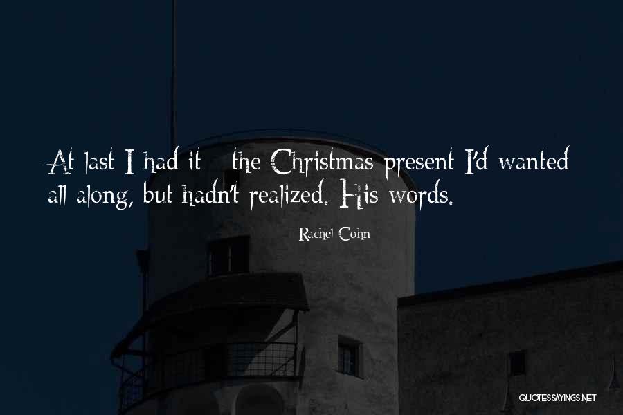Washburne Quotes By Rachel Cohn Washburne Quotes By Rachel Cohn