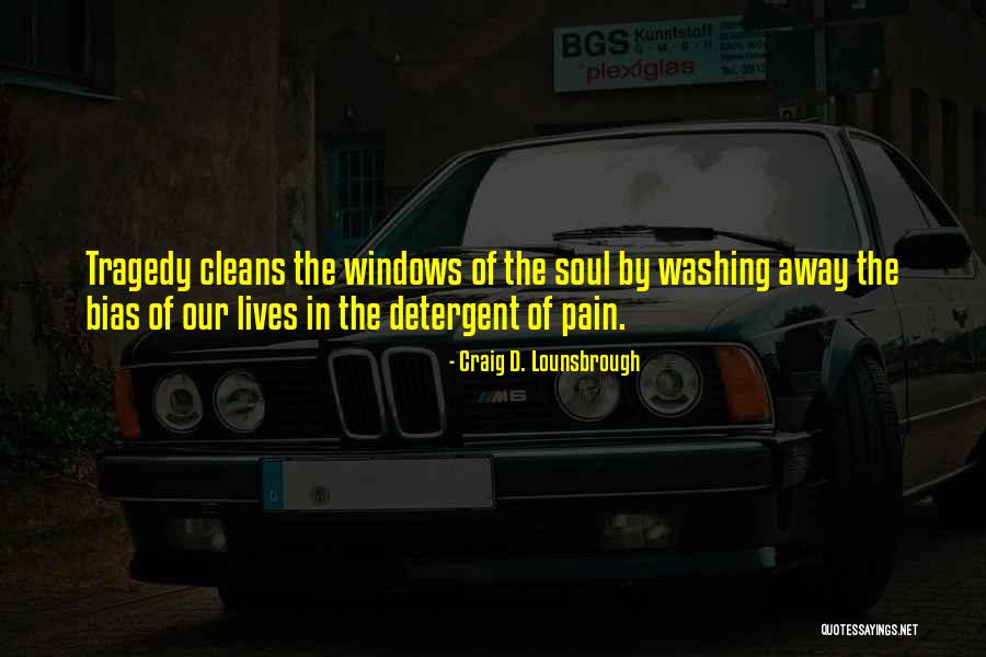 Washing Away Quotes By Craig D. Lounsbrough