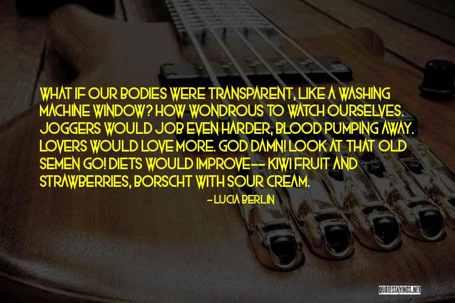 Washing Away Quotes By Lucia Berlin
