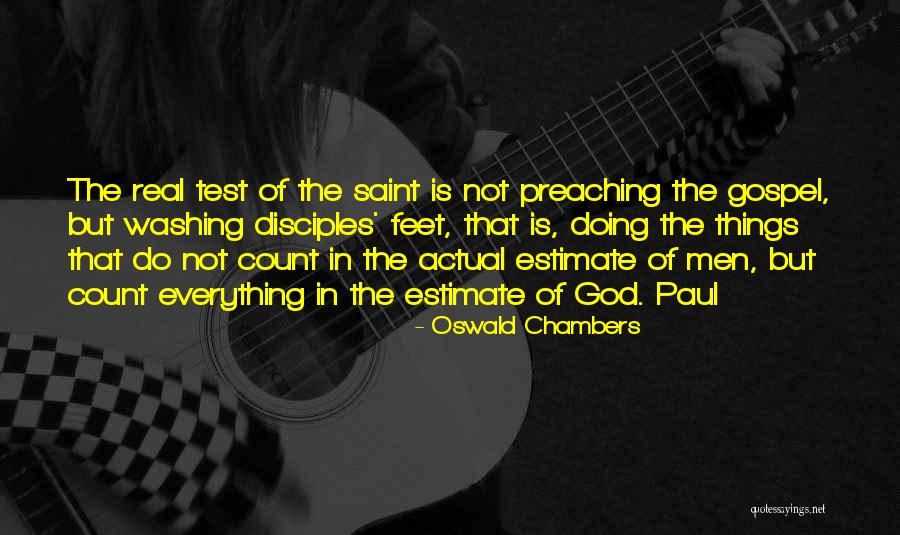 Washing Feet Quotes By Oswald Chambers