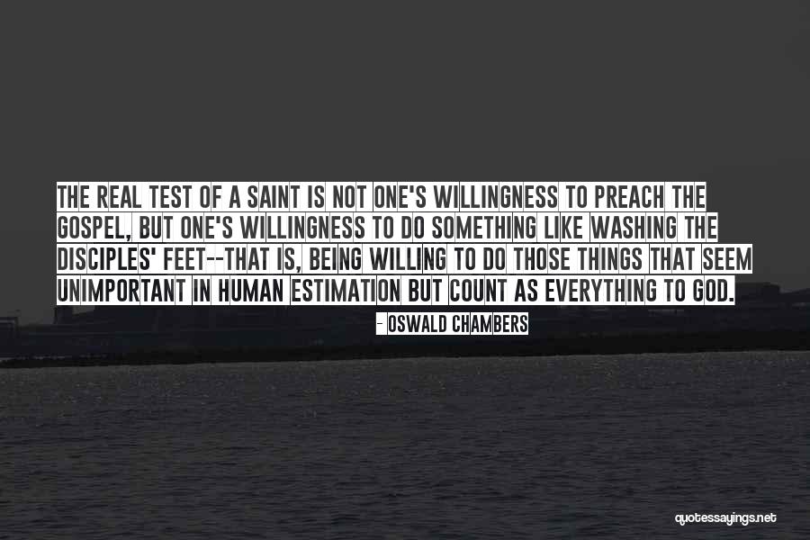 Washing Feet Quotes By Oswald Chambers