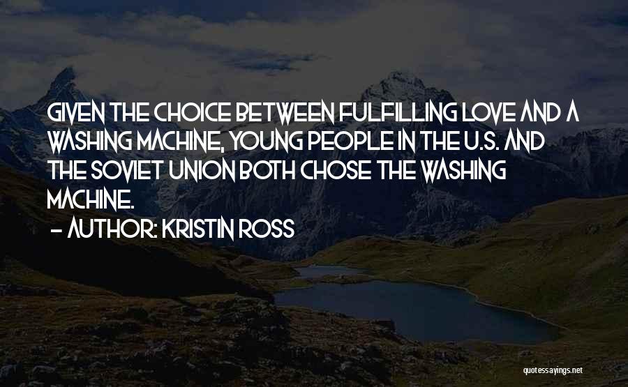 Washing Machine Quotes By Kristin Ross
