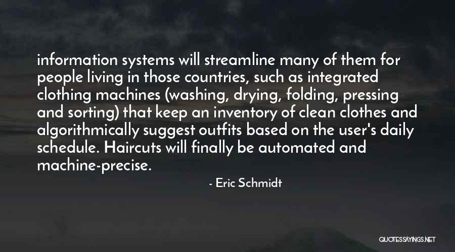 Washing Machines Quotes By Eric Schmidt