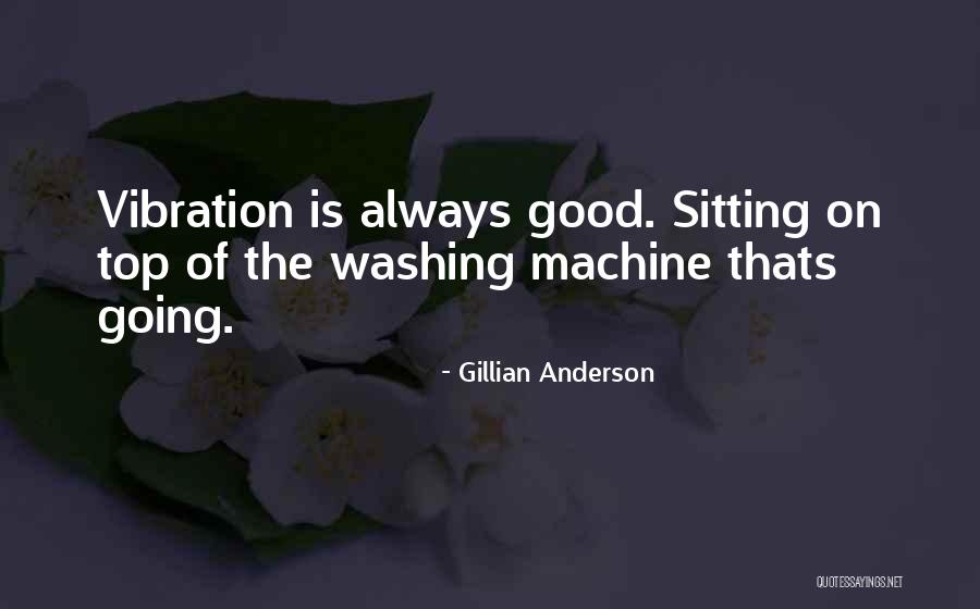 Washing Machines Quotes By Gillian Anderson