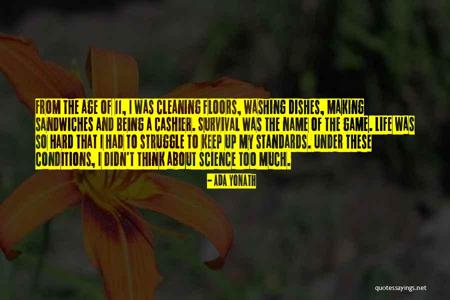 Washing Up Quotes By Ada Yonath Washing Up Quotes By Ada Yonath