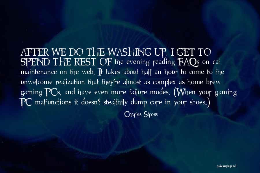 Washing Up Quotes By Charles Stross Washing Up Quotes By Charles Stross