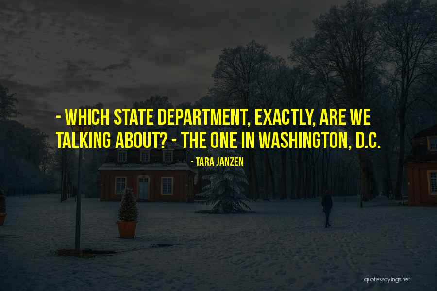 Washington State Quotes By Tara Janzen