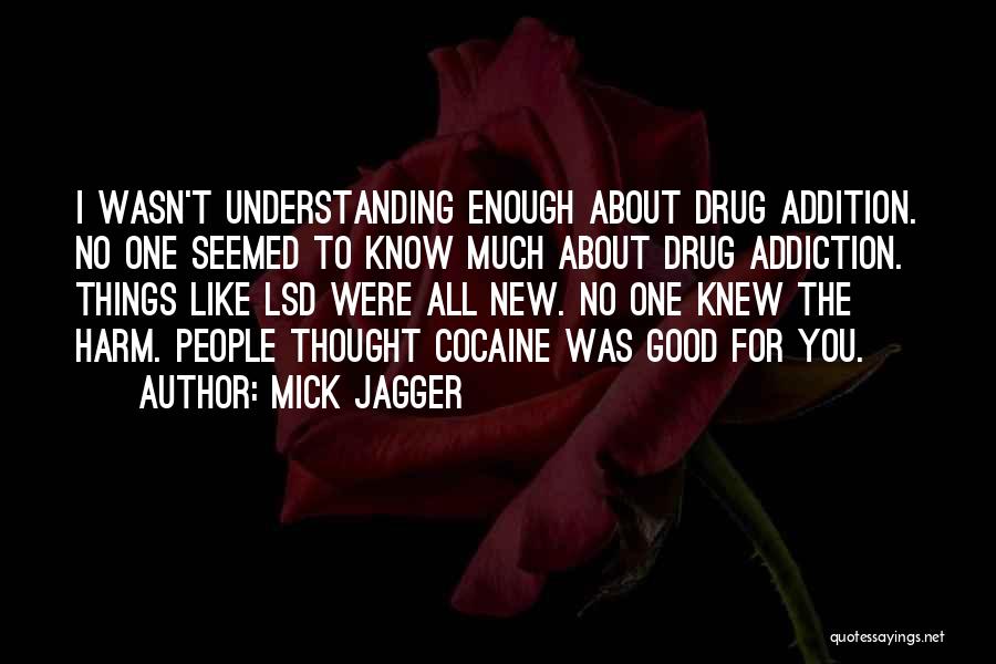 Wasn't Good Enough You Quotes By Mick Jagger