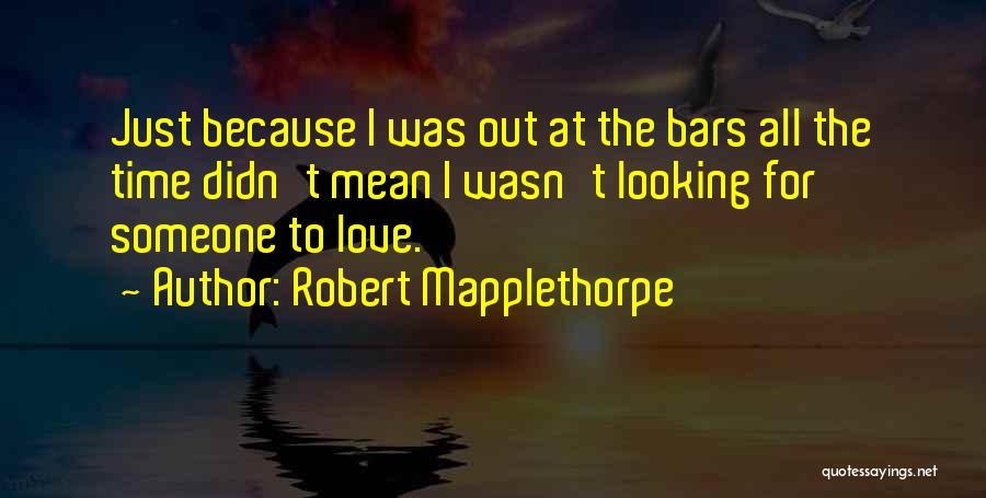 Wasn't Looking For Love Quotes By Robert Mapplethorpe