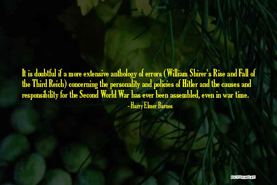 Wassenaar V Quotes By Harry Elmer Barnes Wassenaar V Quotes By Harry Elmer Barnes