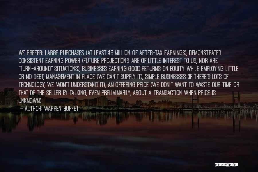 Waste Management Quotes By Warren Buffett