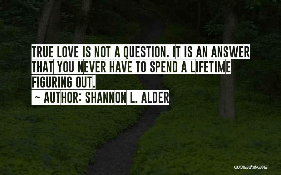 Waste Of Time Love Quotes By Shannon L. Alder