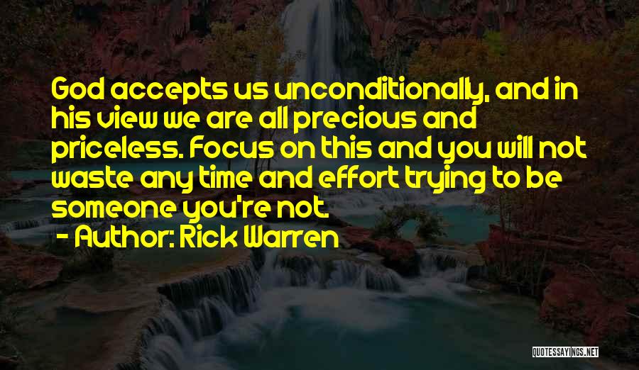 Waste Time On Someone Quotes By Rick Warren