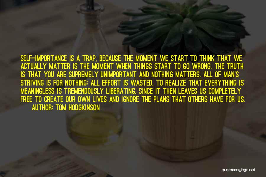 Wasted Effort Quotes By Tom Hodgkinson