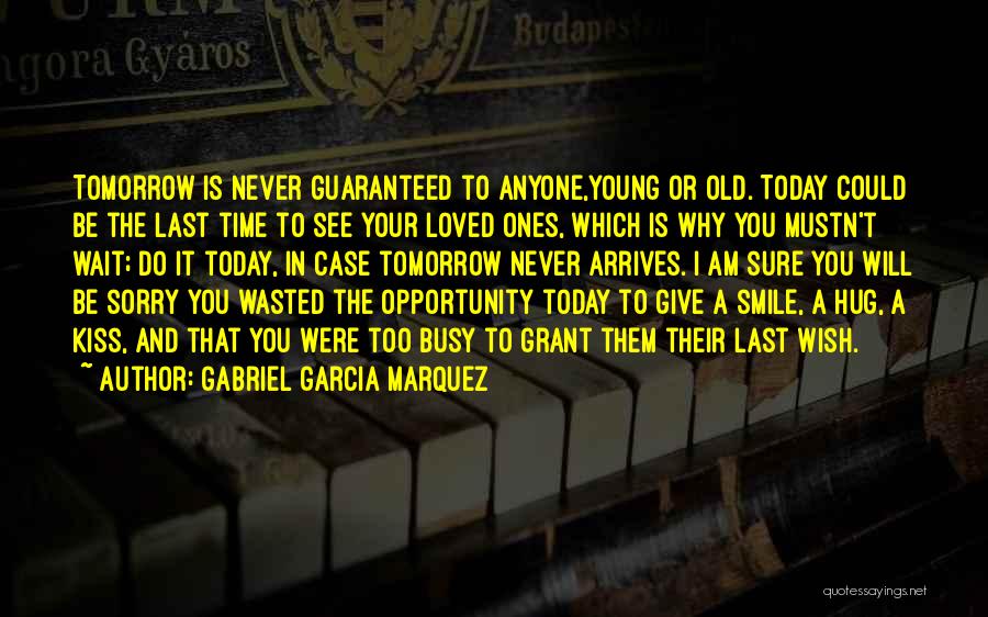 Wasted Opportunity Quotes By Gabriel Garcia Marquez