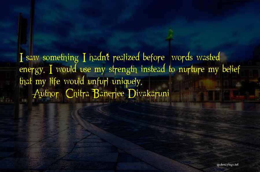 Wasted Words Quotes By Chitra Banerjee Divakaruni