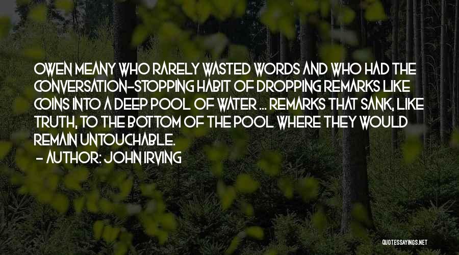 Wasted Words Quotes By John Irving