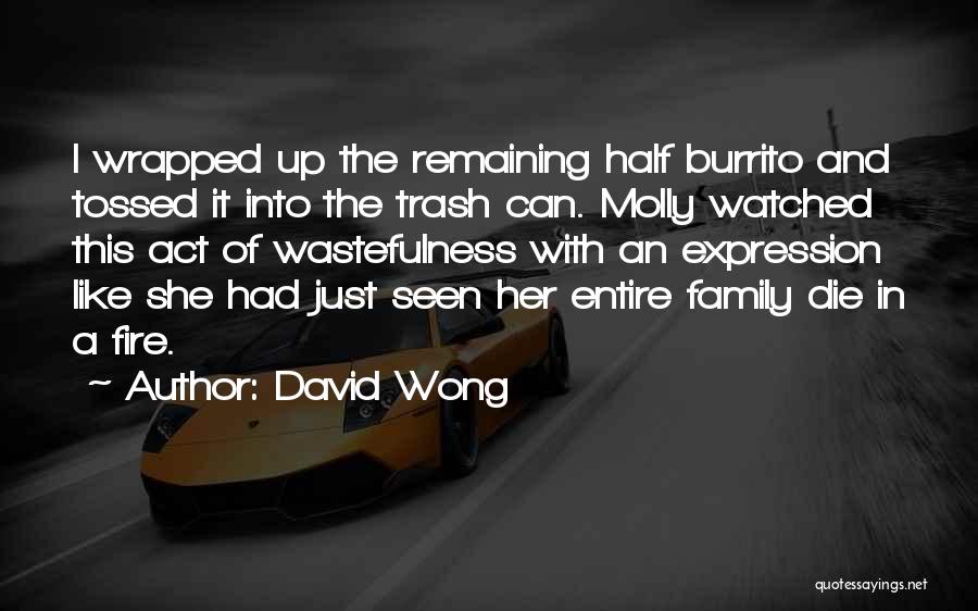 Wastefulness Quotes By David Wong